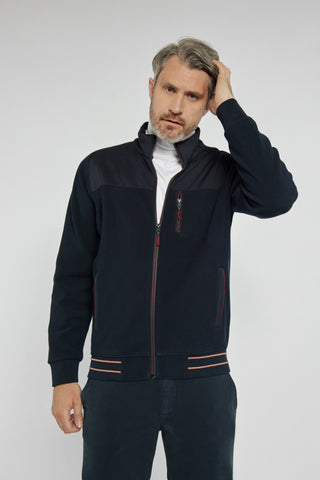 Męska kurtka Campione granatowa zapinana na zamek