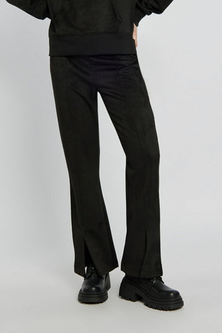 Czarne spodnie dresowe z troczkiem