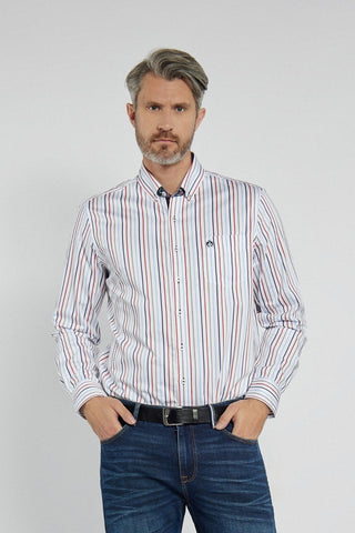 Koszula męska Campione Modern Fit w kolorowe pasy