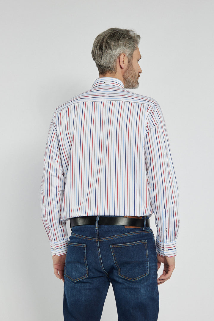 Koszula męska Campione Modern Fit w kolorowe pasy
