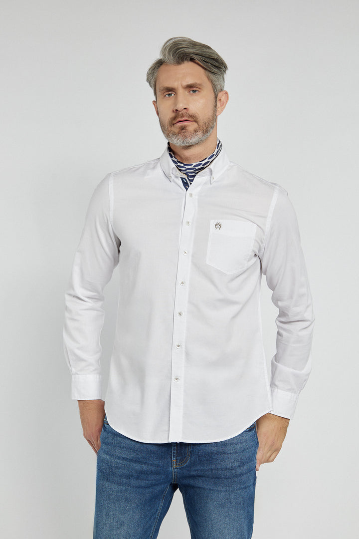 Męska koszula Campione biała Modern Fit