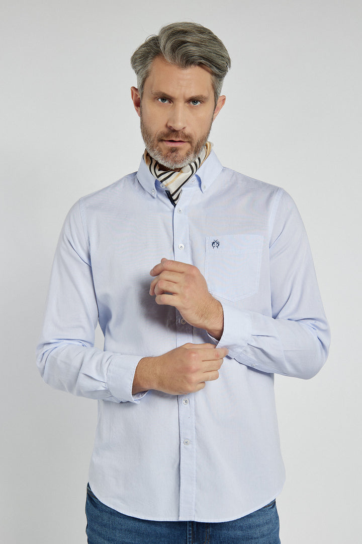Męska koszula Campione błękitna Modern Fit