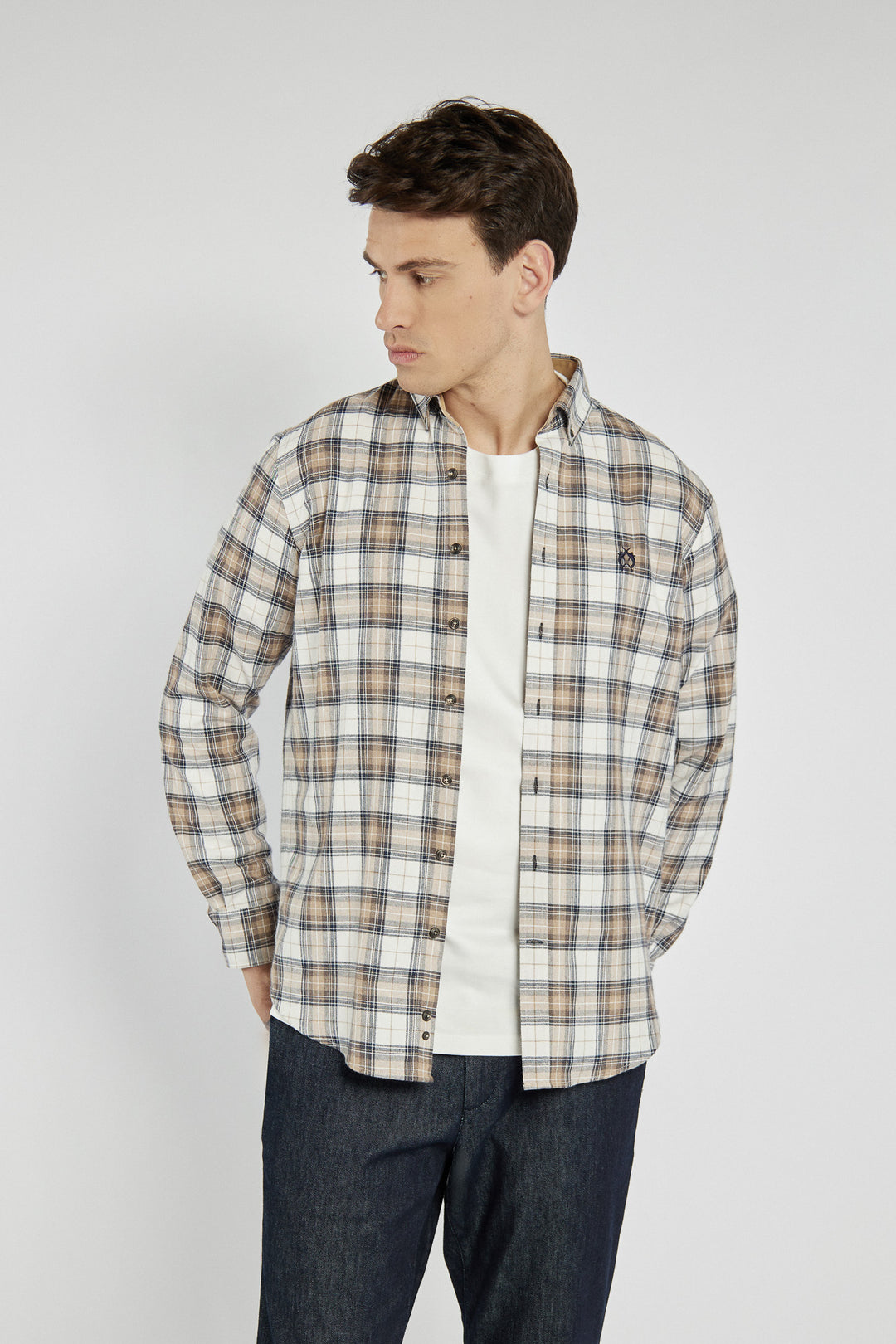 Męska koszula Campione w kratę Modern Fit