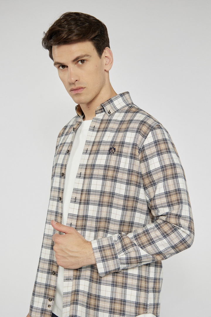 Męska koszula Campione w kratę Modern Fit