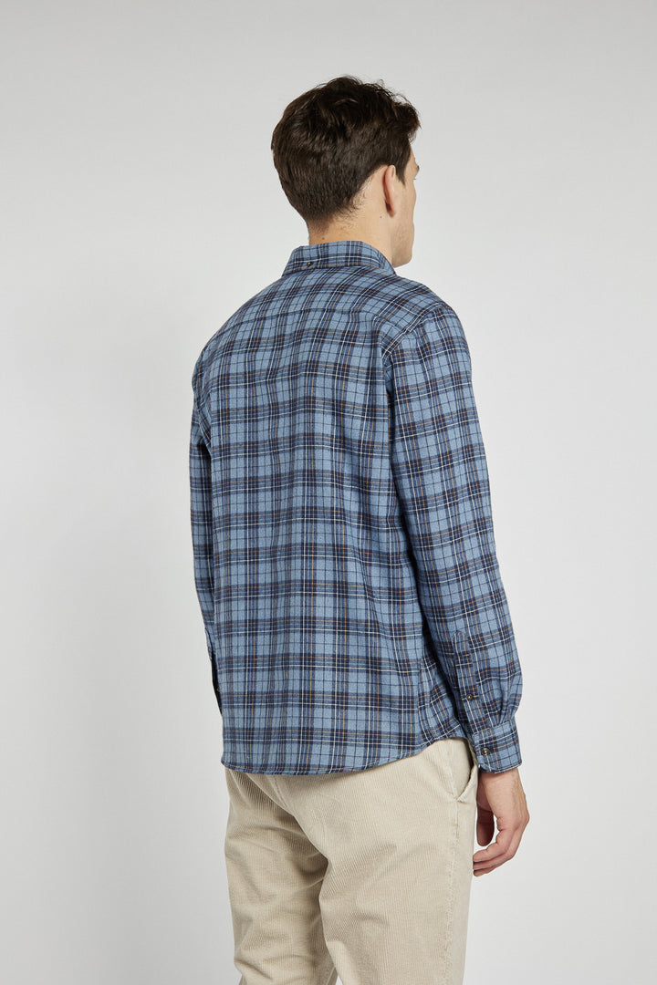 Koszula męska Campione Modern Fit w niebieską kratę
