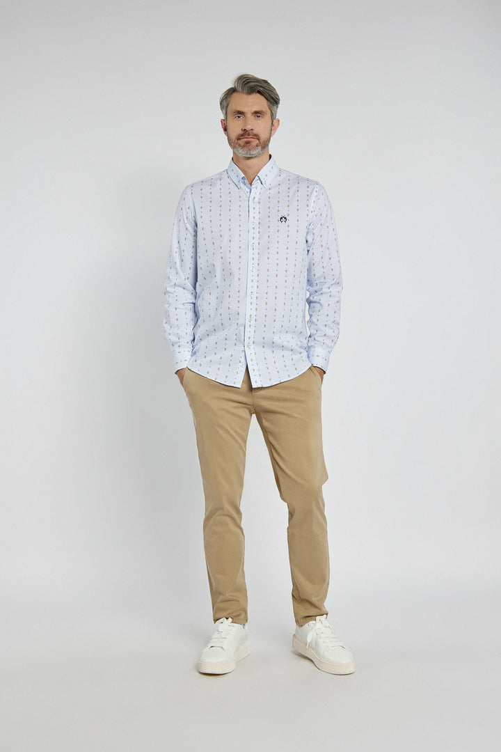 Męska koszula Campione w paski i wzory Modern Fit