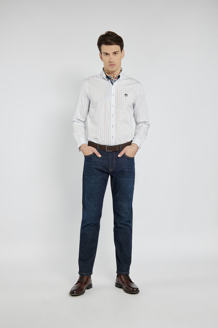 Koszula męska Campione Modern Fit w drobne wzory