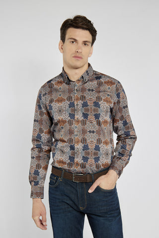 Elegancka koszula męska Campione Modern Fit we wzory