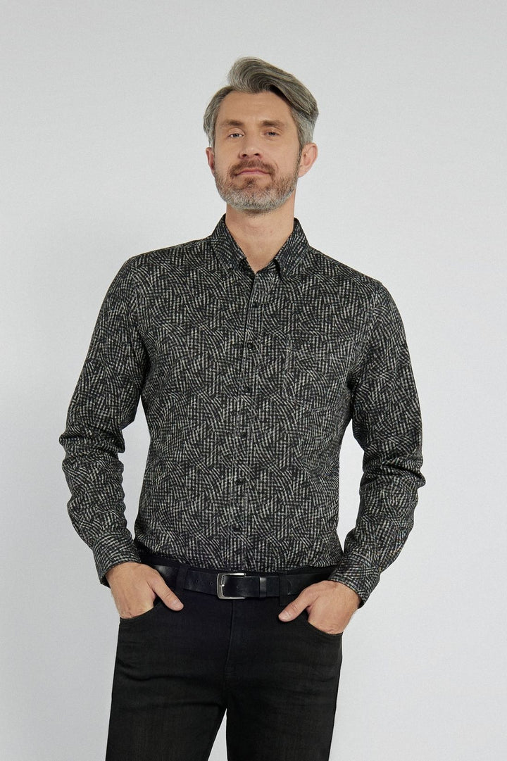 Męska koszula Campione we wzory Modern Fit