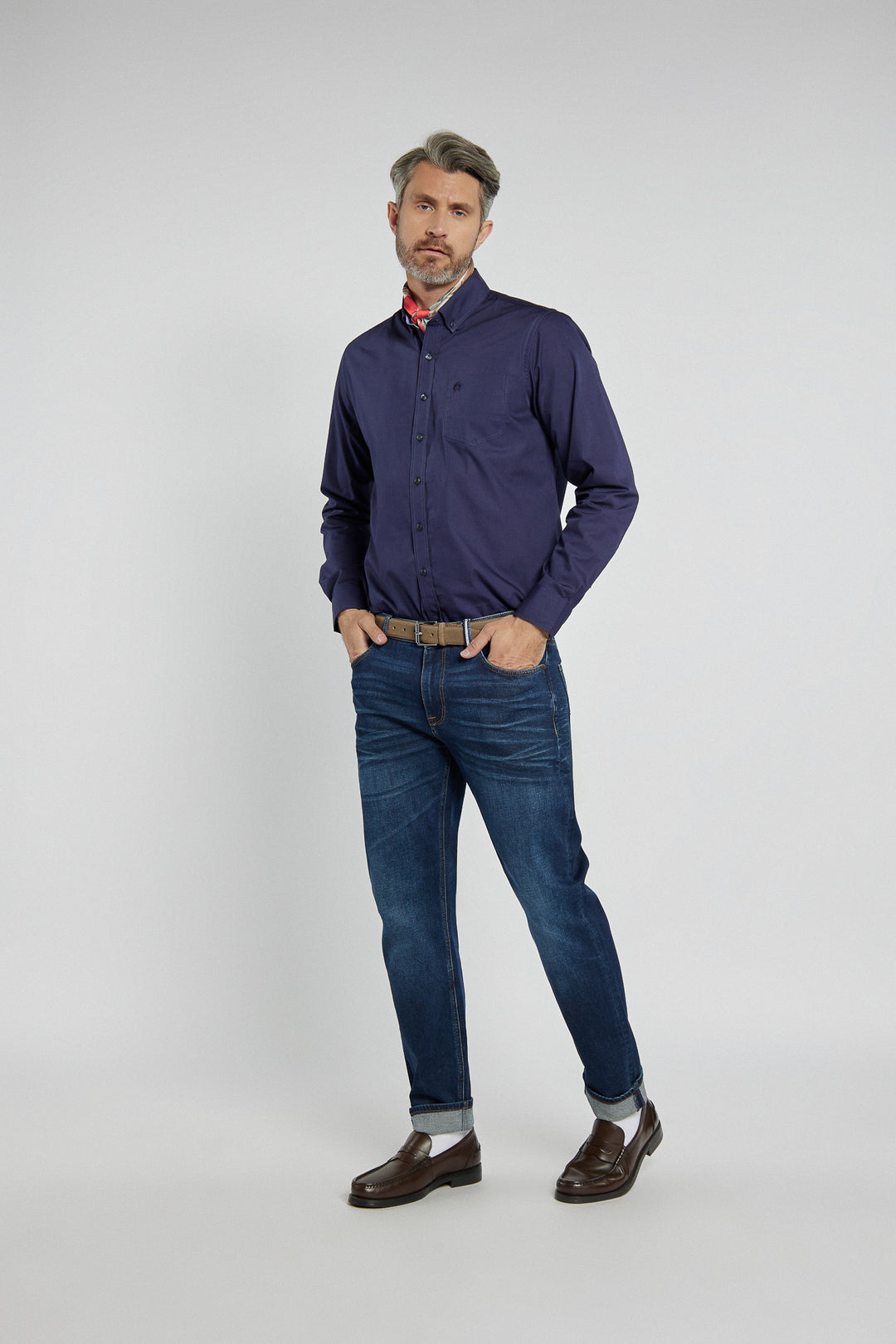 Męskie spodnie Campione jeansowe Regular Fit