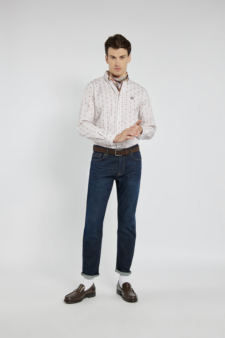 Męskie spodnie Campione jeansowe granatowe Regular Fit
