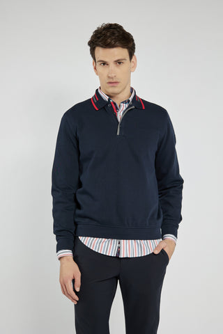 Męska bluza Campione polo z kołnierzykiem