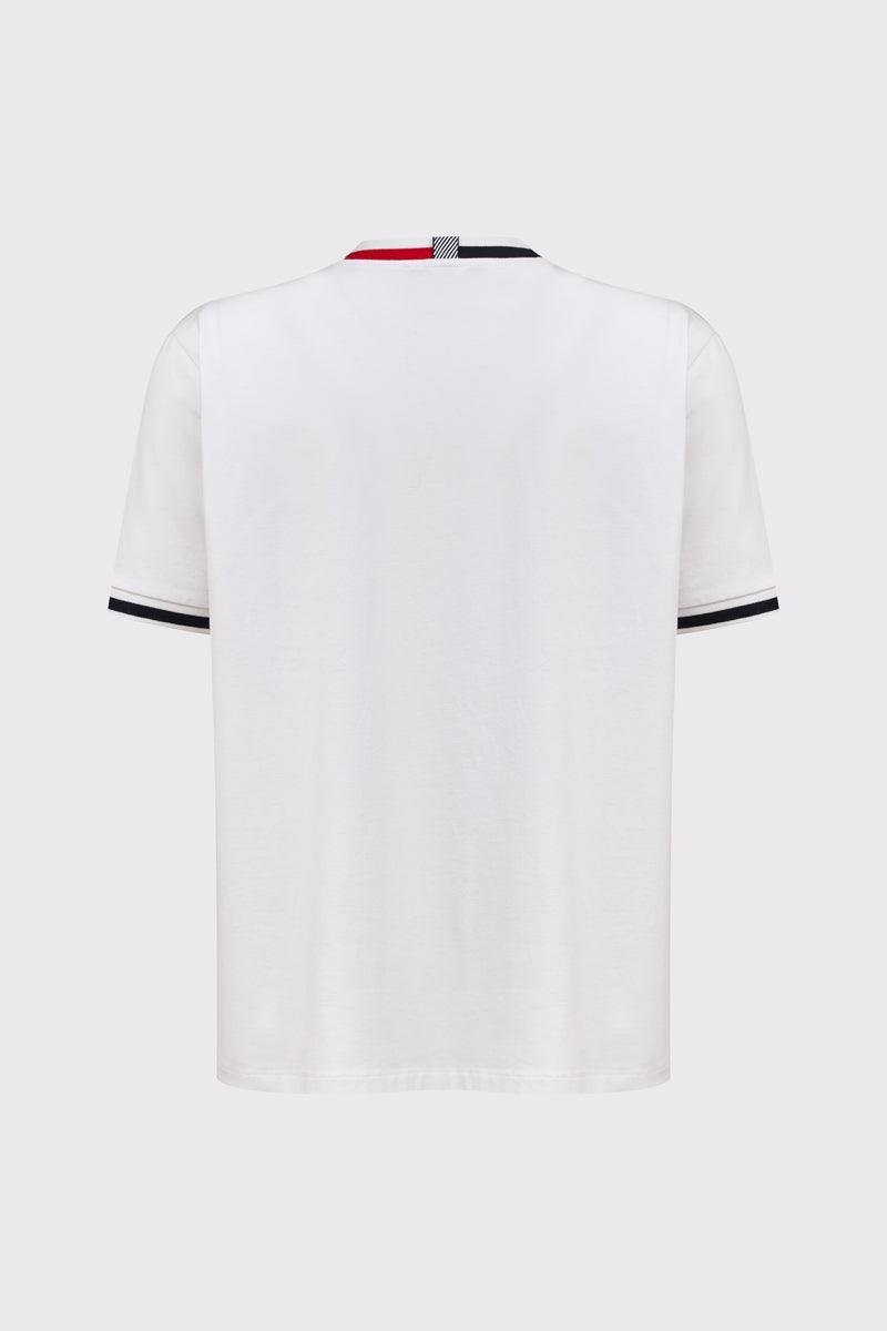 T-shirt męski w białym kolorze - BIG SIZE