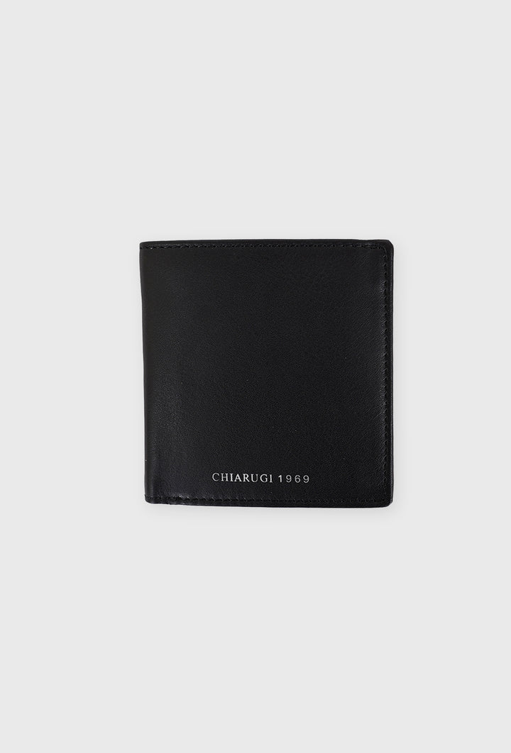 Klasyczny Bifold, Gładka Czerń, Z Sekcją Na Monety