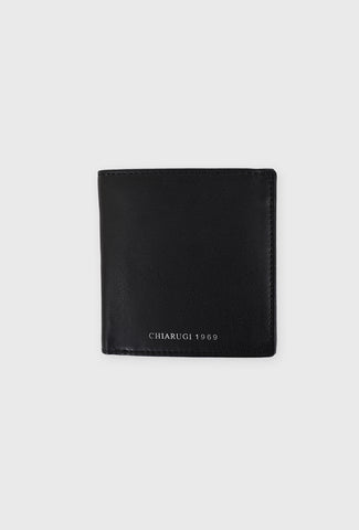 Klasyczny Bifold, Gładka Czerń, Z Sekcją Na Monety