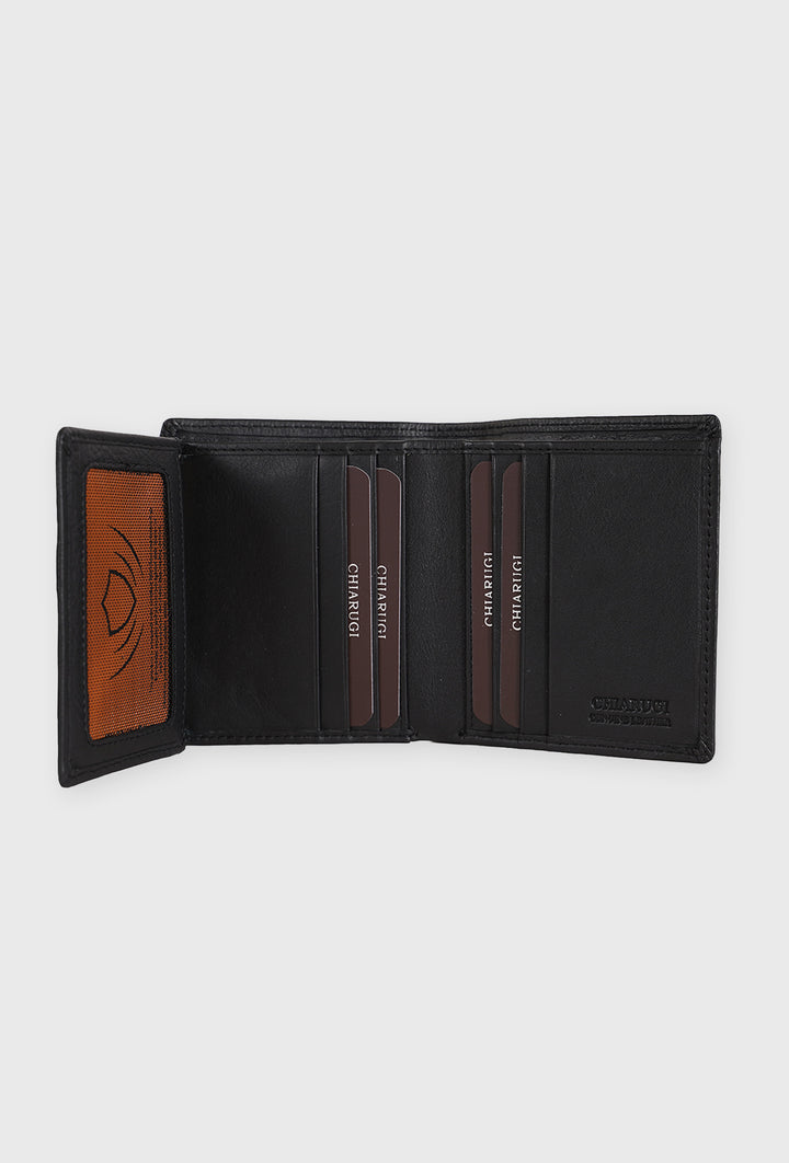 Pionowy Portfel Skórzany