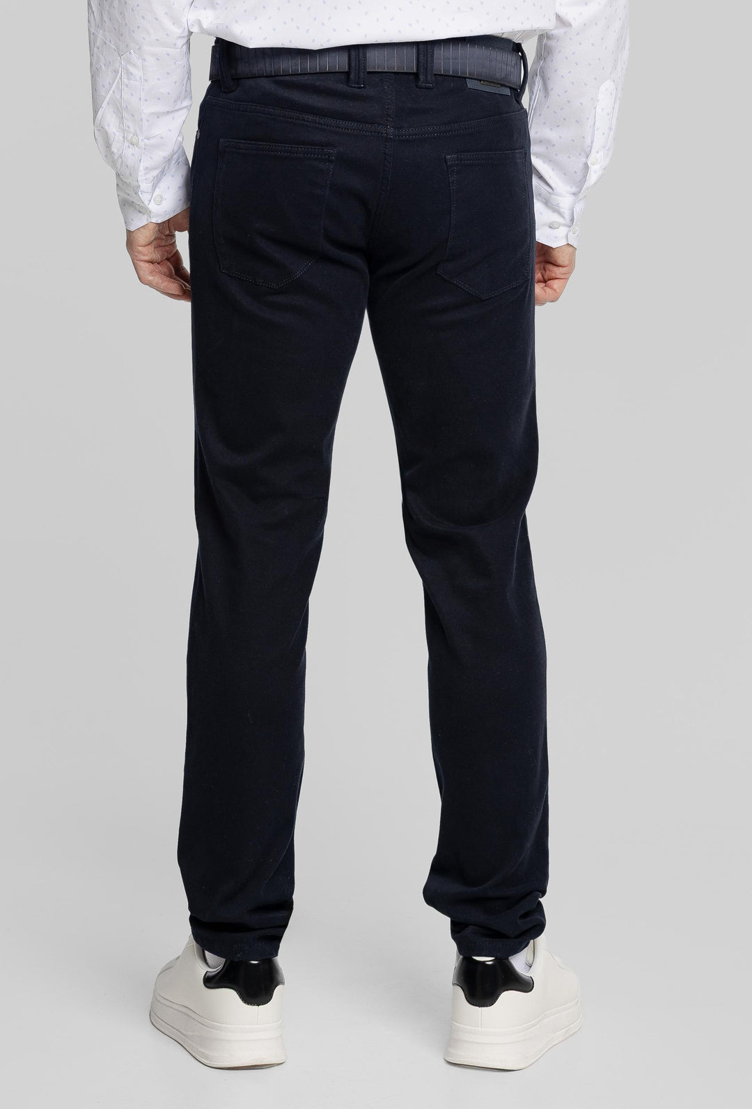 Granatowe jeansy męskie Alberto Regular Fit