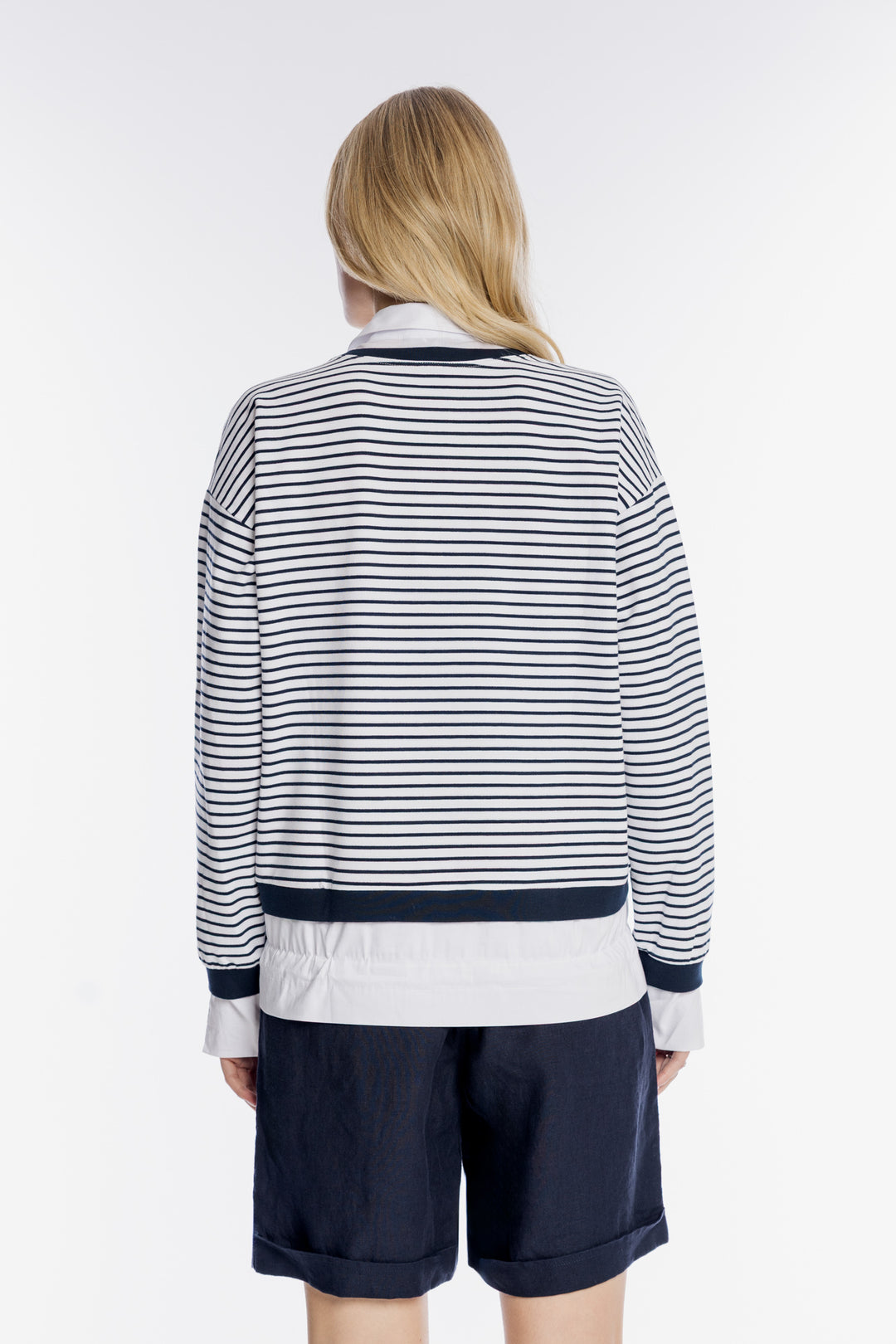 Damska bluzka w paski z kotwicą Campione