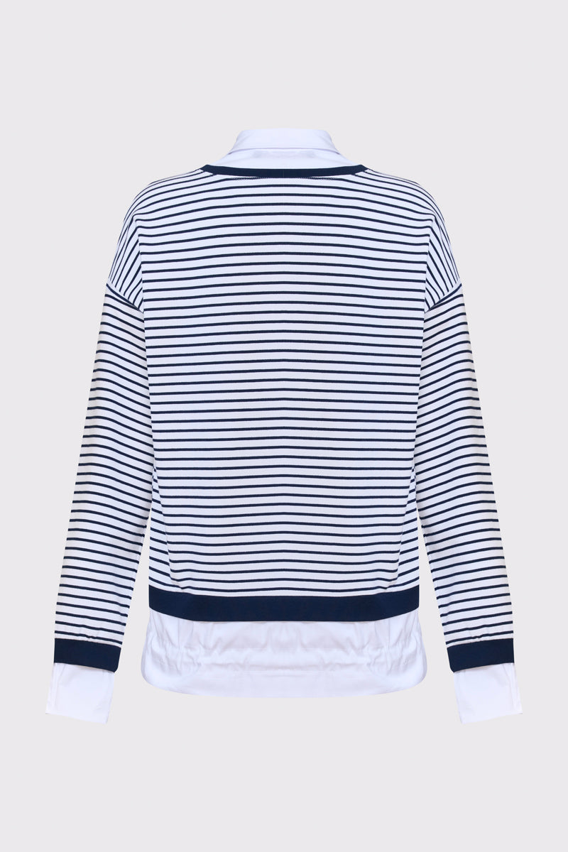 Damska bluzka w paski z kotwicą Campione