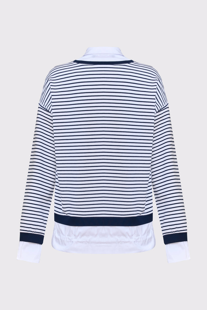 Damska bluzka w paski z kotwicą Campione
