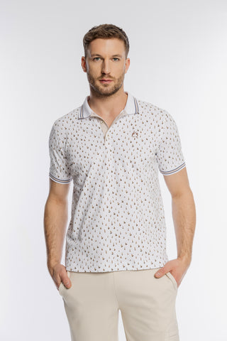 Męska koszulka polo Campione we wzór żaglówek