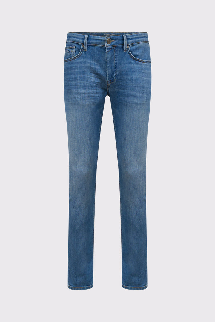 Męskie jeansowe spodnie Campione w niebieskim kolorze