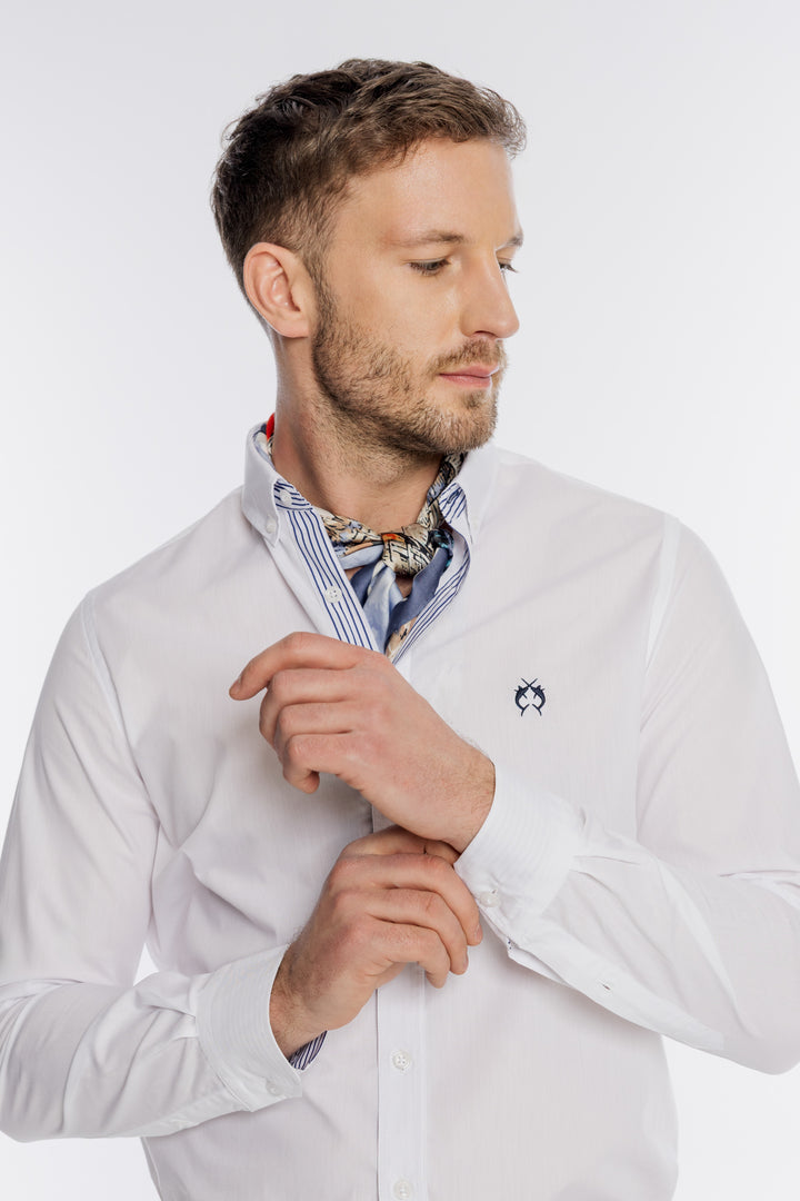 Elegancka biała koszula męska Campione Modern Fit