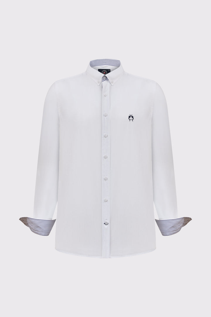 Elegancka biała koszula męska Campione Modern Fit