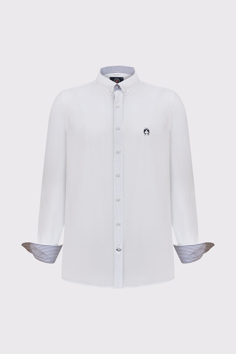 Elegancka biała koszula męska Campione Modern Fit