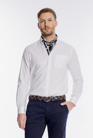 Elegancka biała koszula męska Campione Regular Fit