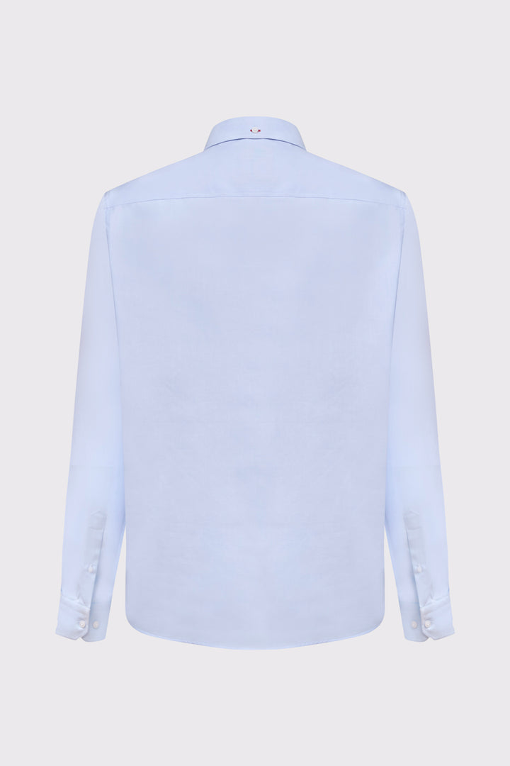 Klasyczna koszula męska w błękitnym kolorze - BIG SIZE
