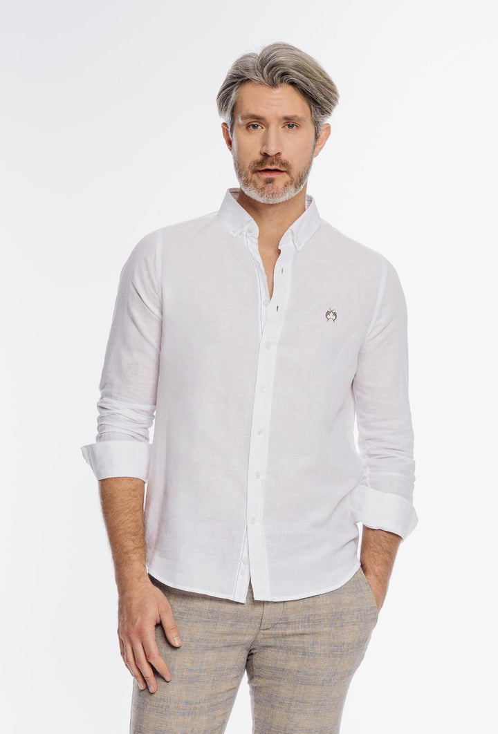 Biała męska koszula Campione Modern Fit