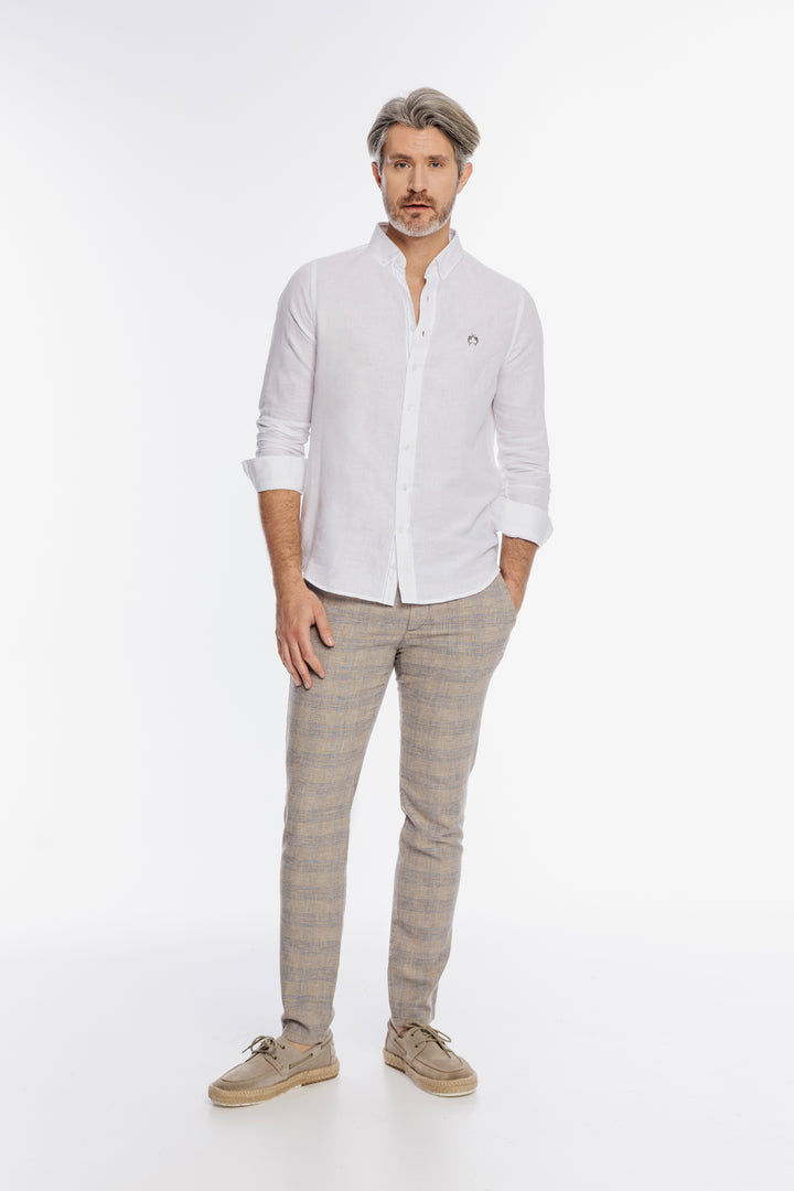 Biała męska koszula Campione Modern Fit