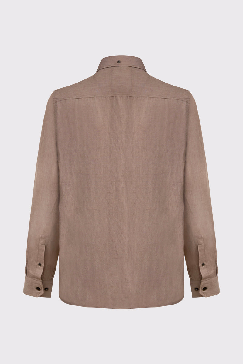 Brązowa męska koszula Campione Modern Fit