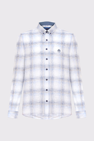 Koszula męska w kratę - BIG SIZE