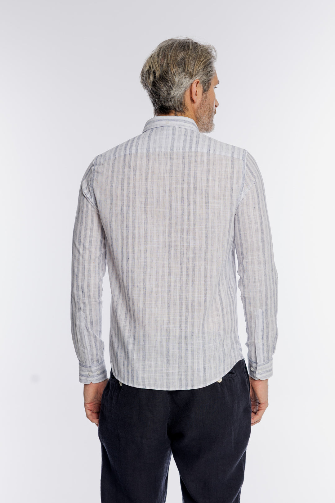 Męska koszula Modern Fit w niebieskie paski