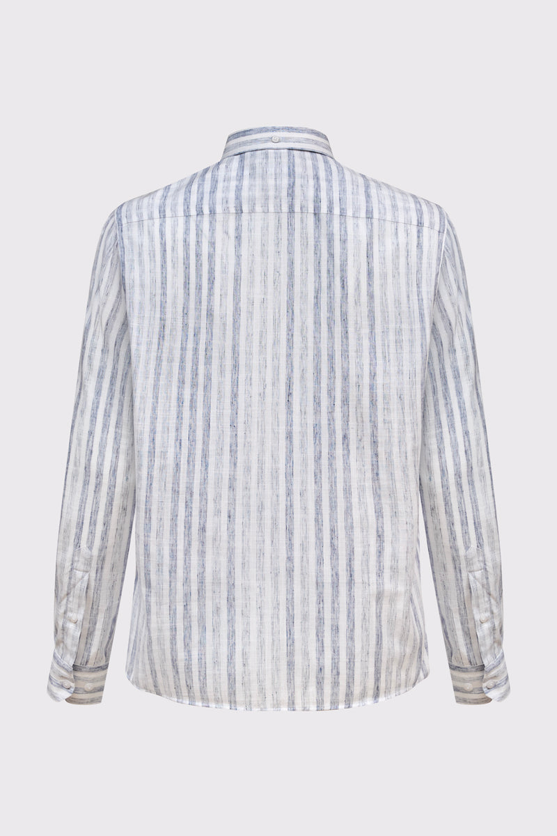 Męska koszula Modern Fit w niebieskie paski