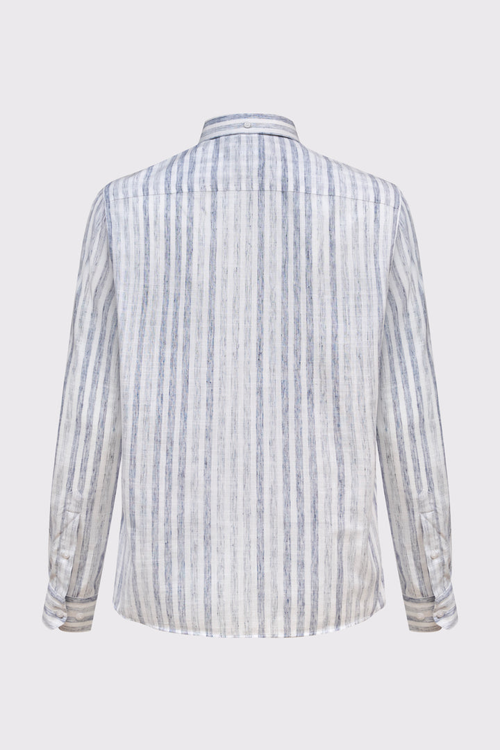 Męska koszula Modern Fit w niebieskie paski