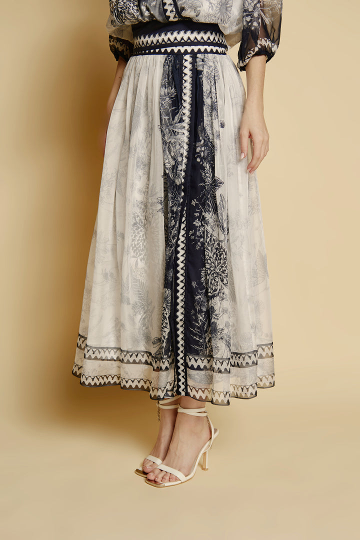 Spódnica maxi "Aurora Noir"