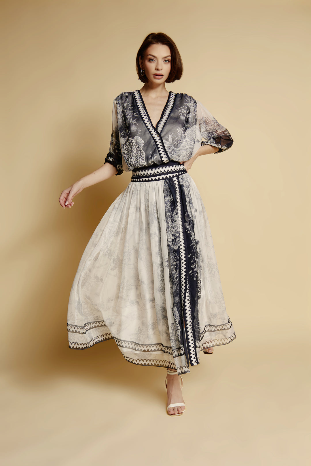 Spódnica maxi "Aurora Noir"