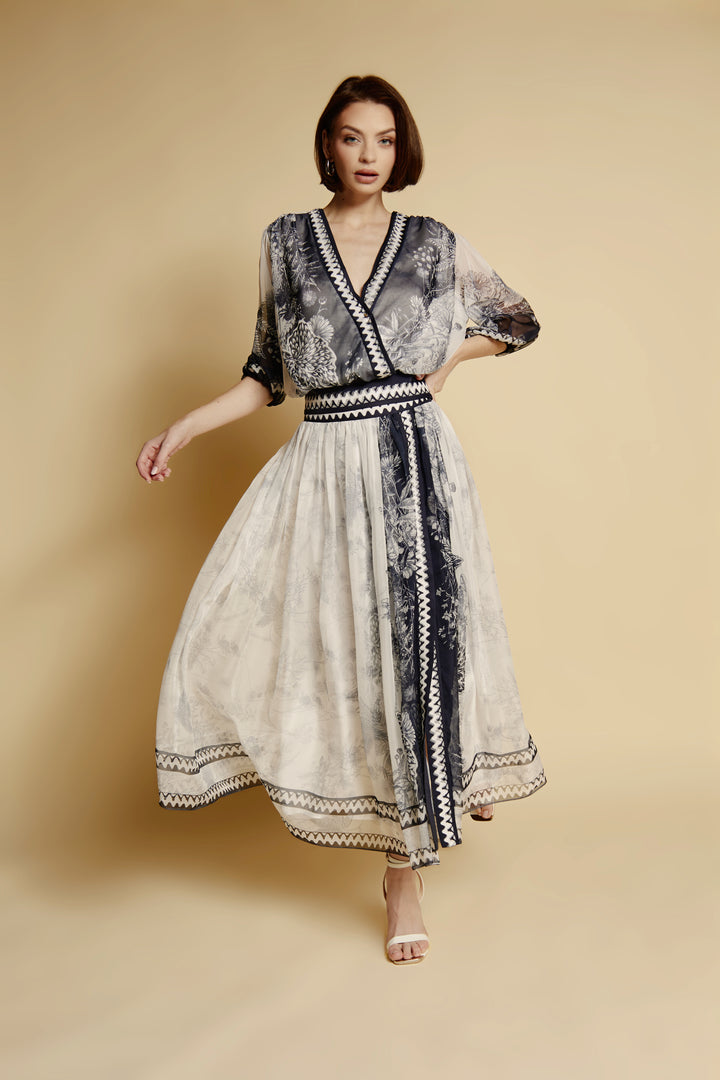 Spódnica maxi "Aurora Noir"