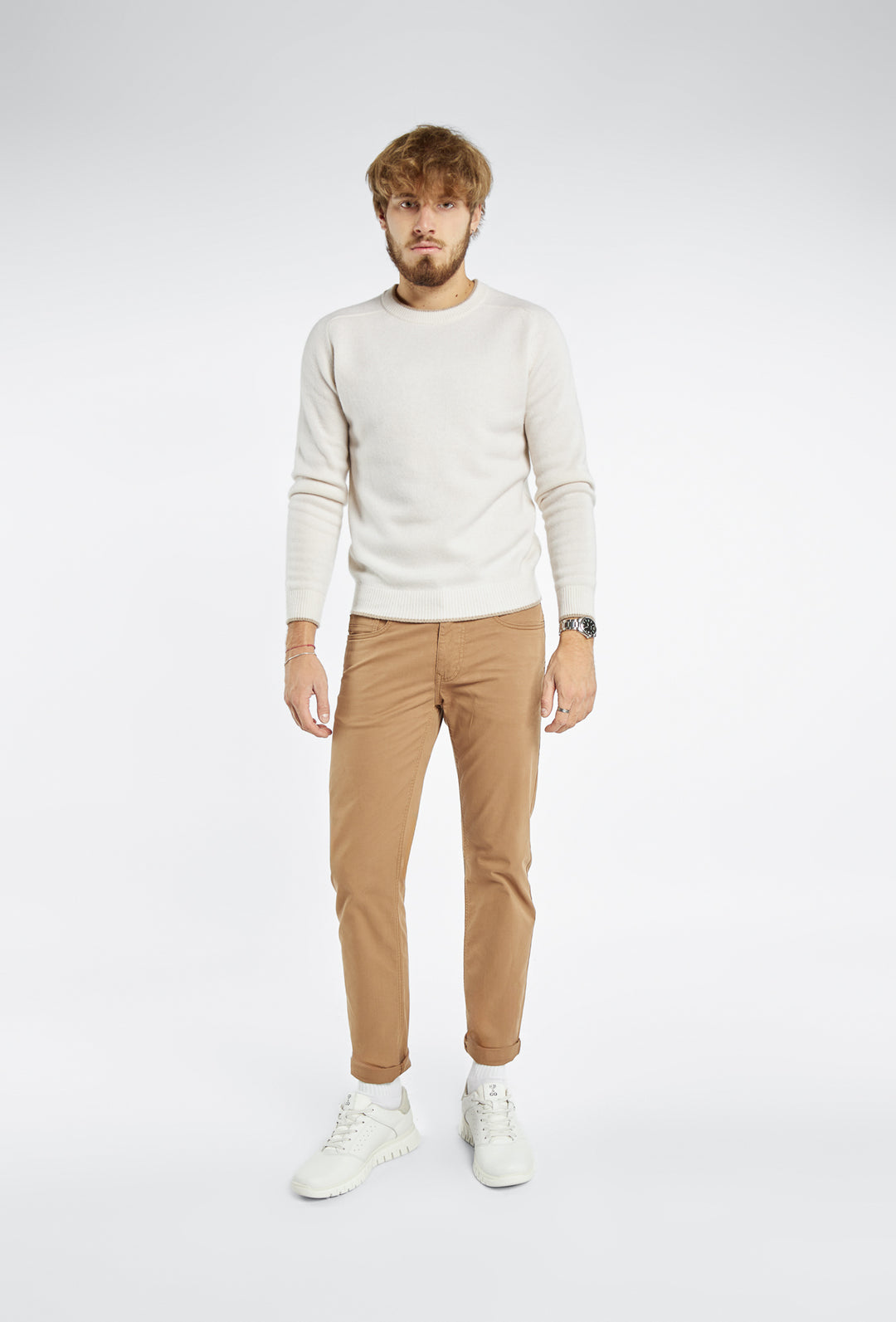 Męskie spodnie Primodi typu jeans w kroju skinny