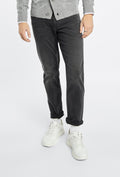 Nowoczesne jeansy męskie Primodi w kroju skinny w kolorze czarnym