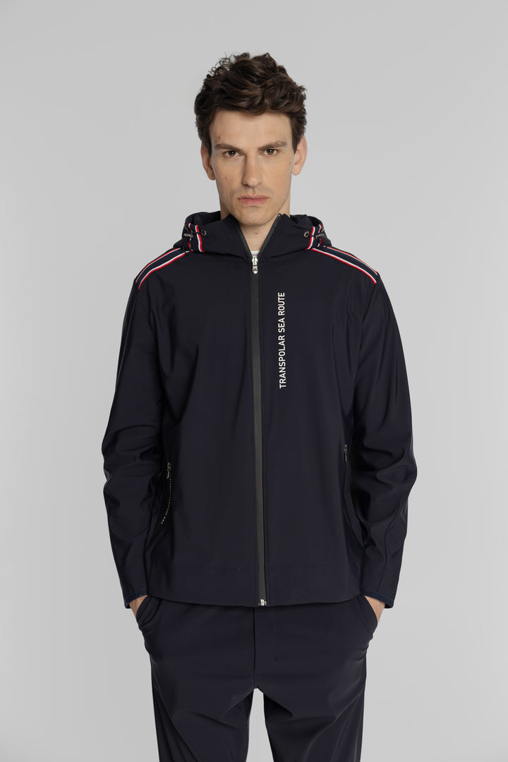 Męska kurtka softshell z kapturem i zamkiem Regular Fit