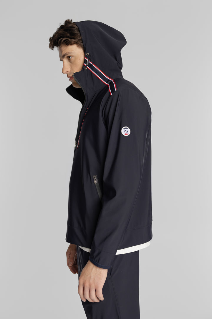 Męska kurtka softshell z kapturem i zamkiem Regular Fit