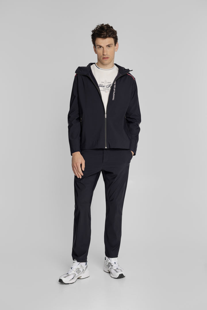 Męska kurtka softshell z kapturem i zamkiem Regular Fit