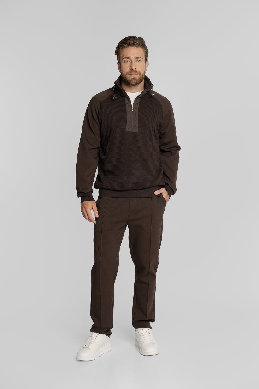Męska bluza ze stójką Regular Fit