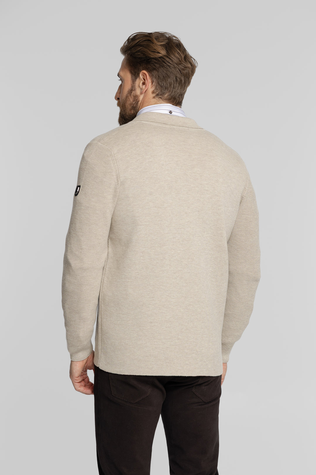 Męski kardigan dzianinowy Regular Fit