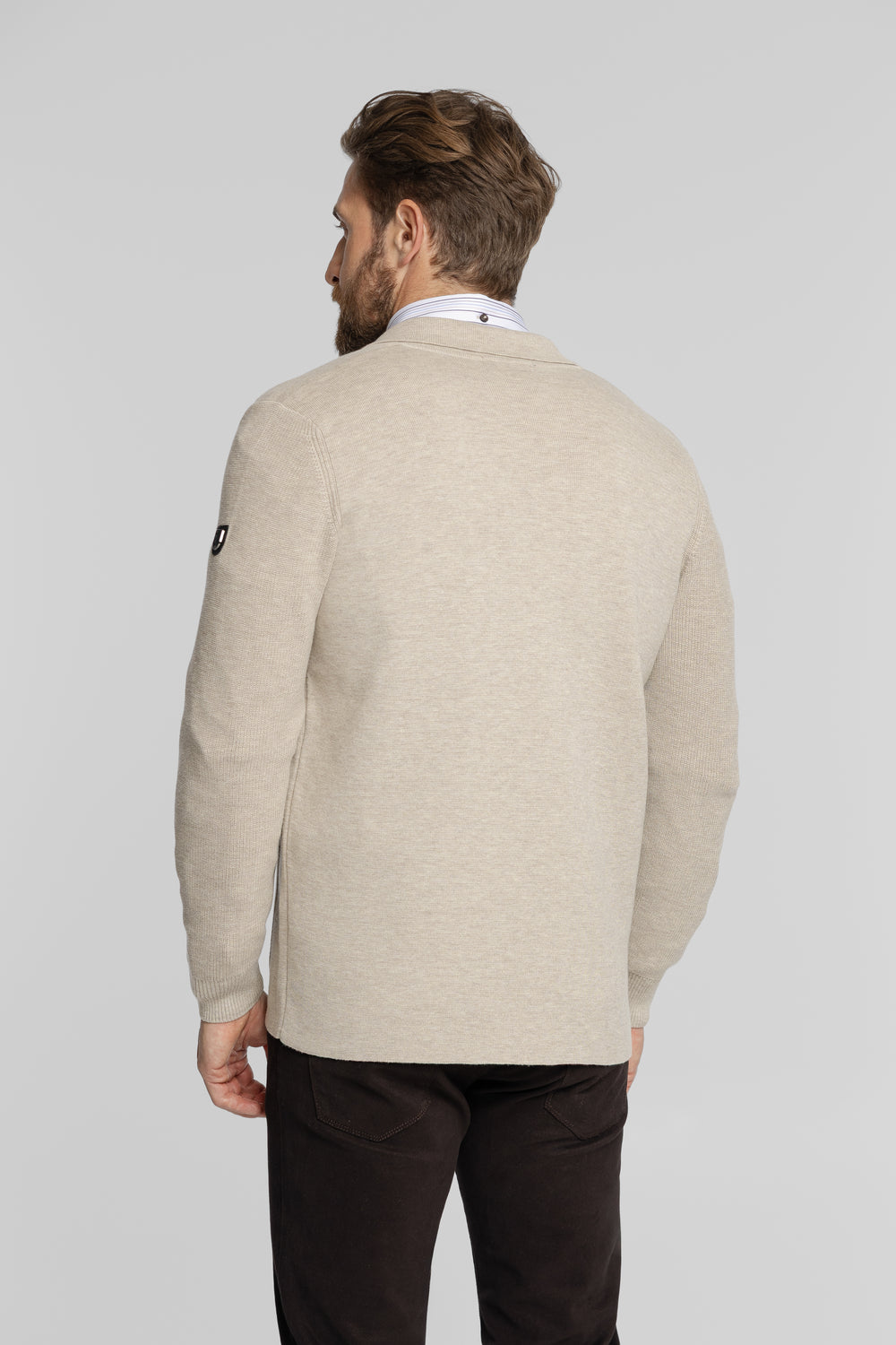 Męski kardigan dzianinowy Regular Fit
