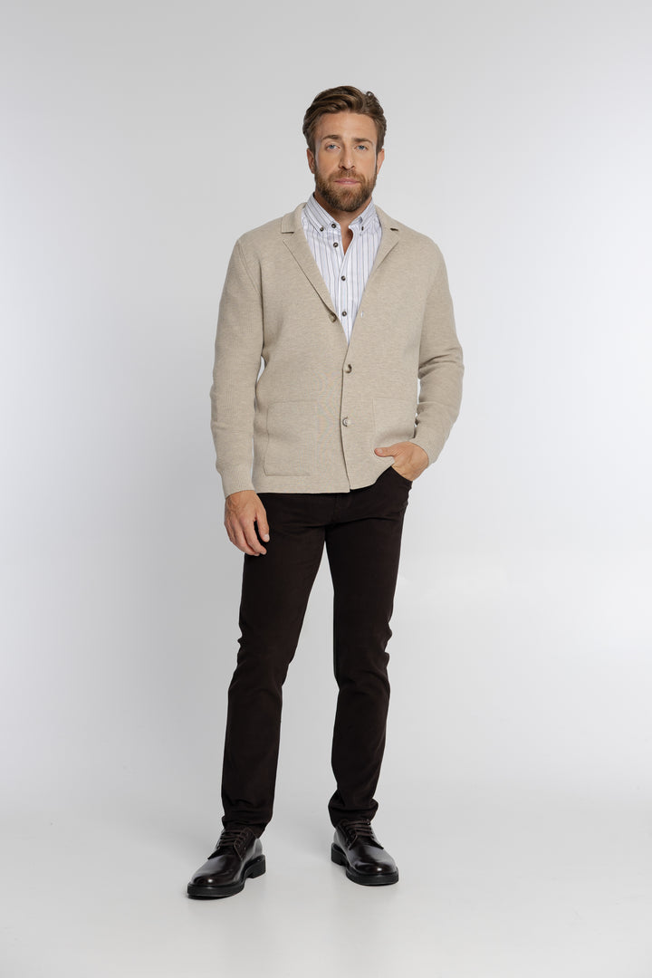 Męski kardigan dzianinowy Regular Fit